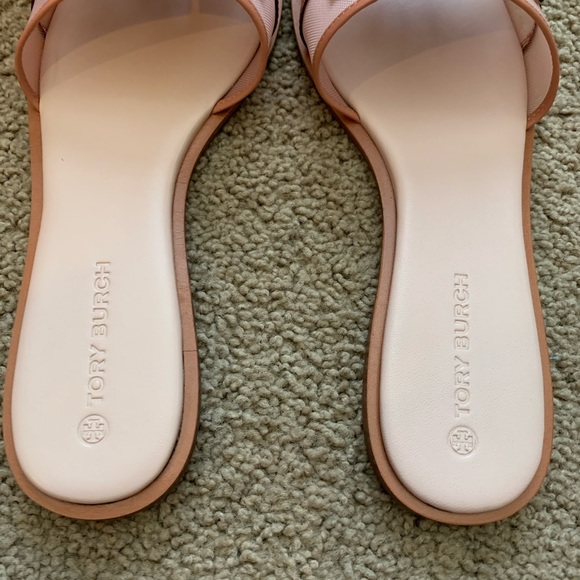 NEW 8 Tory Burch Ines Mesh Slide Pink - Picture 9 of 11